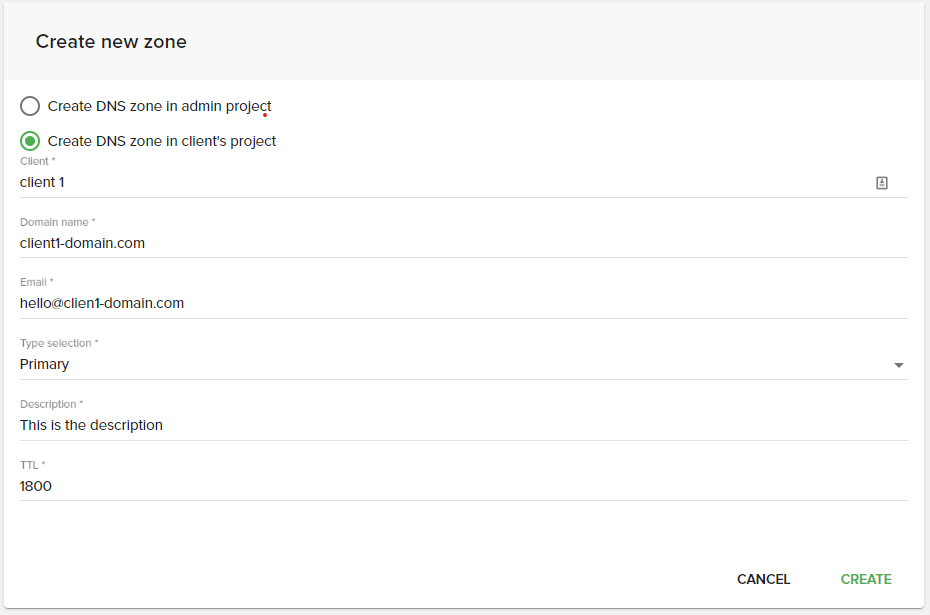 Staff / Cloud / Zones — Fleio 2025.10 documentation