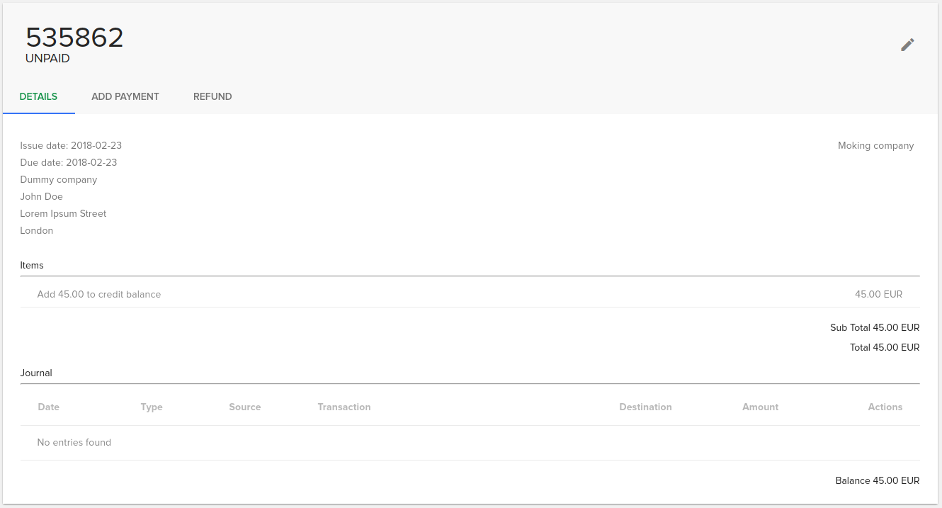 Staff / Billing / Invoicing — Fleio 2025.12 documentation