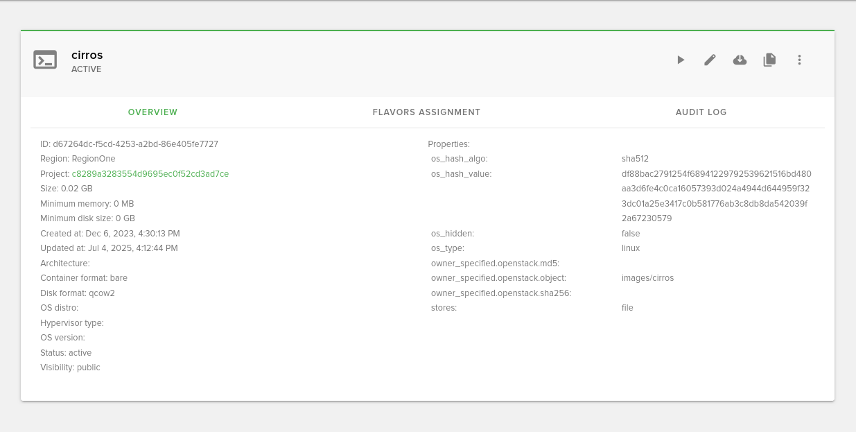 Staff / Cloud / Images — Fleio 2026.03 documentation