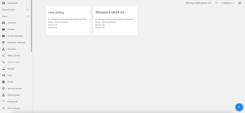 Staff / Cloud / Network QoS — Fleio 2026.03 documentation